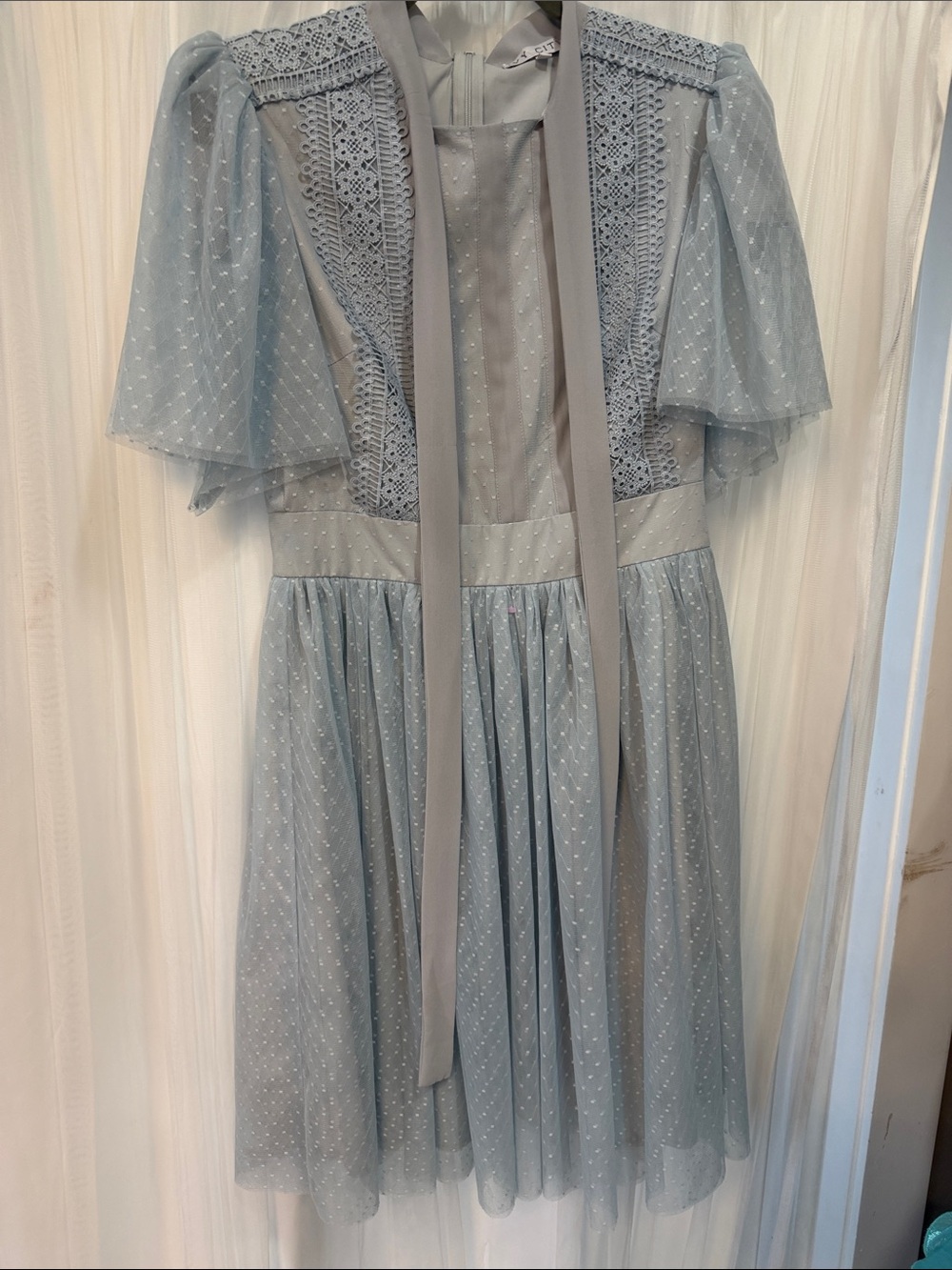 Ivy City Co. "Kate" Dress in Powder Blue